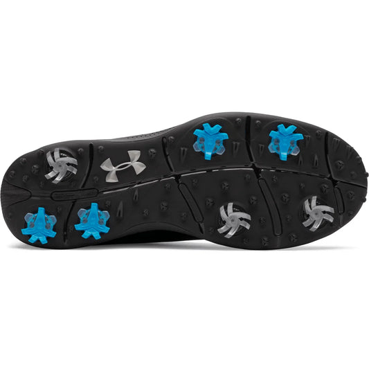 UA Drive Fade Waterproof Spiked Golf Shoes - Black