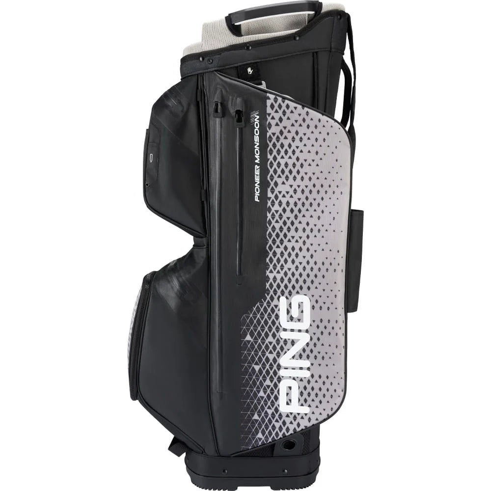 Ping Pioneer Monsoon 231 Waterproof Cart Bag - Black / Grey