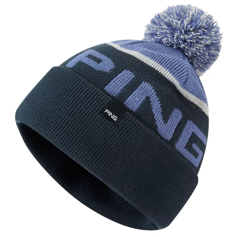 Ping Anderson Bobble Beanie - Navy Multi