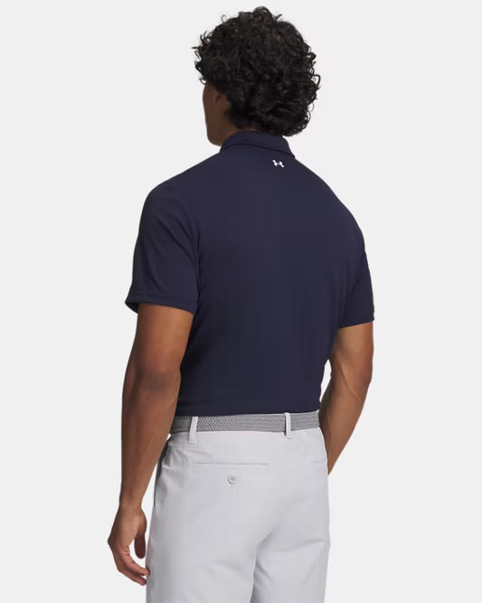 UA T2G Pique Polo Navy
