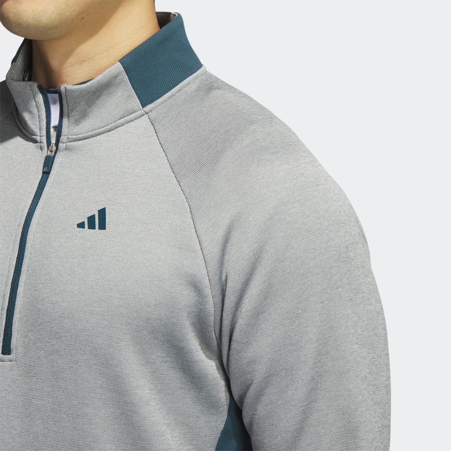 DWR 1/4 ZIP GREY HEATHER
