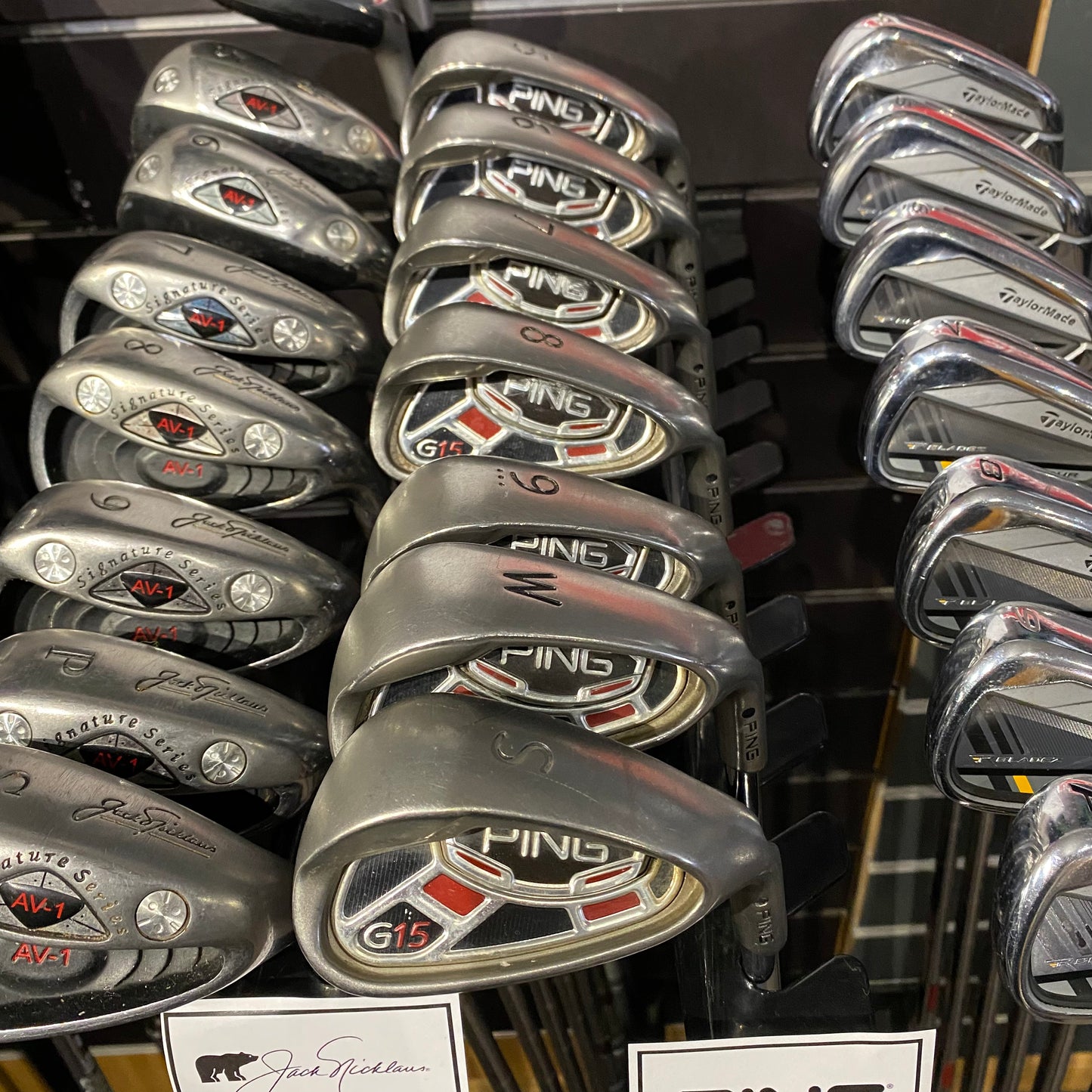 G15 Irons 5-SW Reg Steel Black Dot