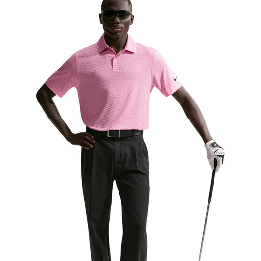 Nike Dri-FIT Velocity Floral Golf Polo Shirt - Pink Foam