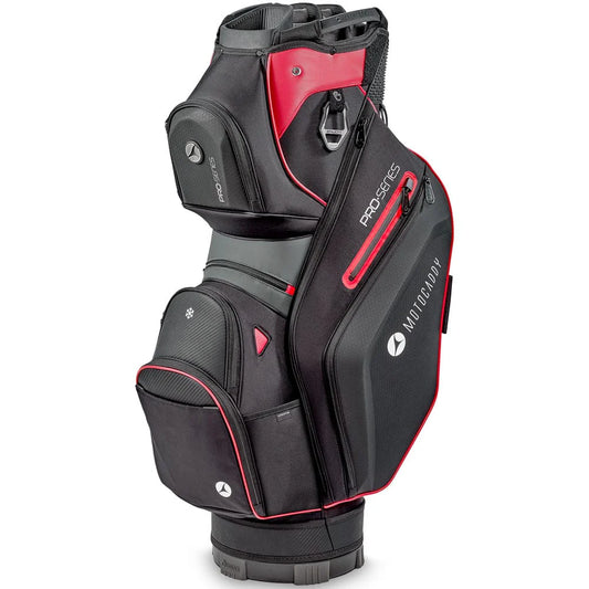 Motocaddy Pro Series Cart Bag - Black / Red