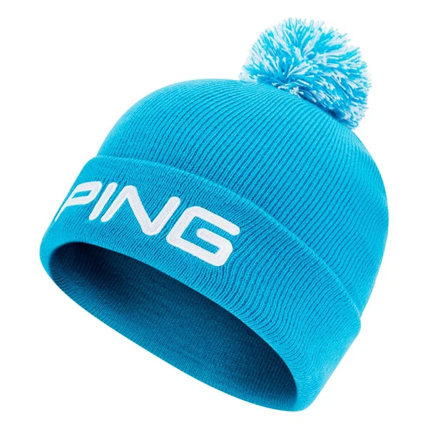 Ping Classic Bobble Beanie - Cyan
