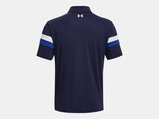 T2G Color Block Polo Midnight Navy