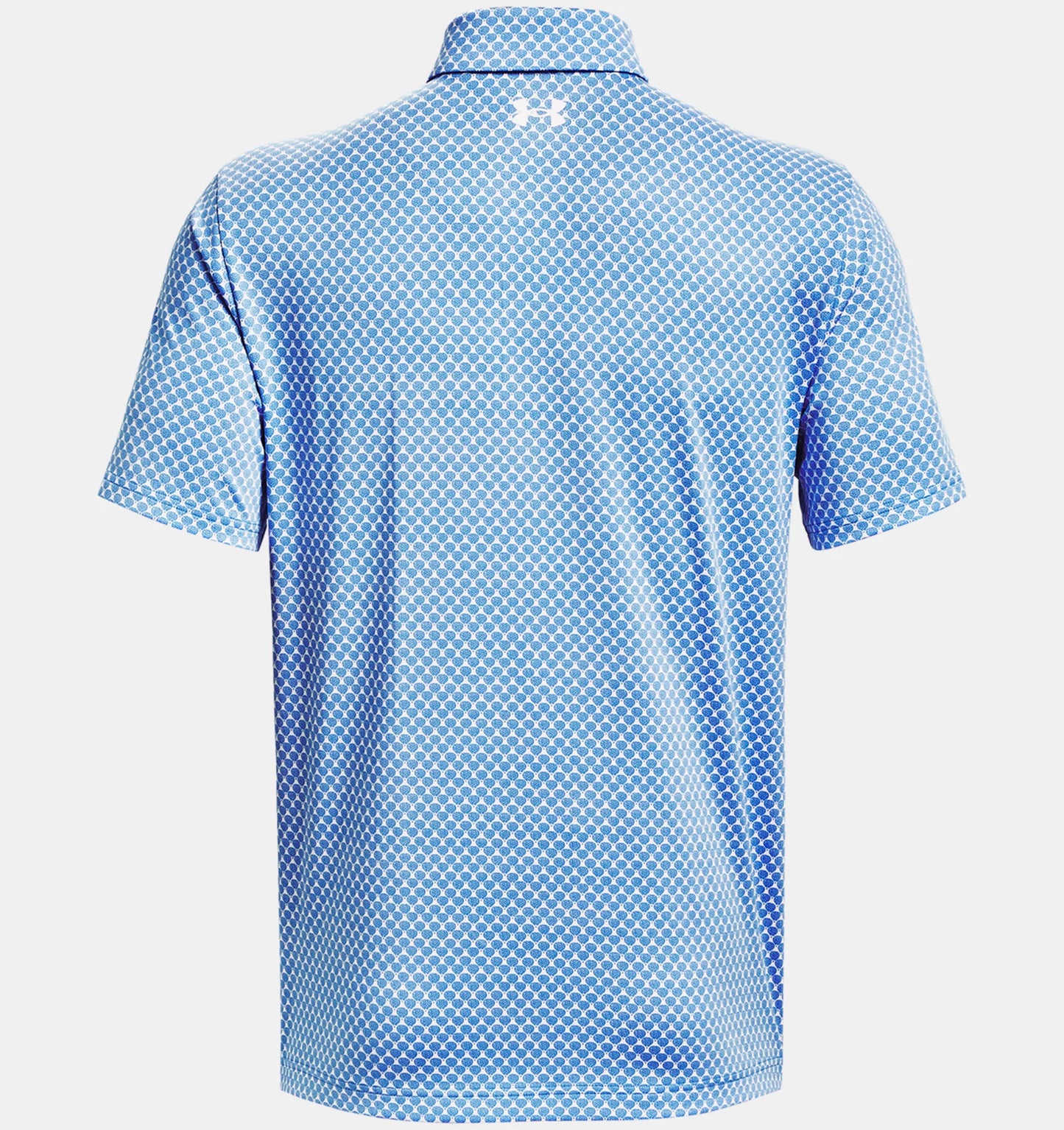 UA Playoff 3.0 Printed Polo White/Cosmic Blue