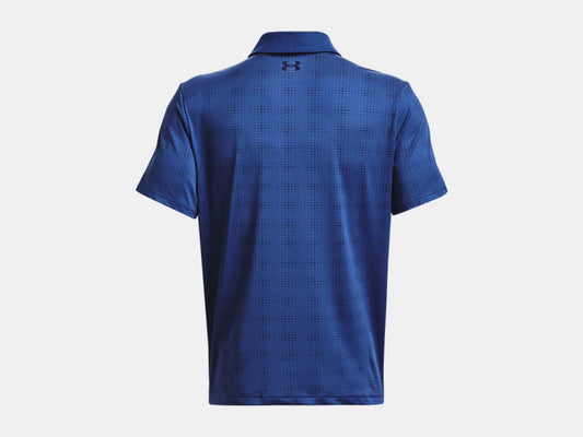 UA Playoff 3.0 Printed Polo Blue Mirage