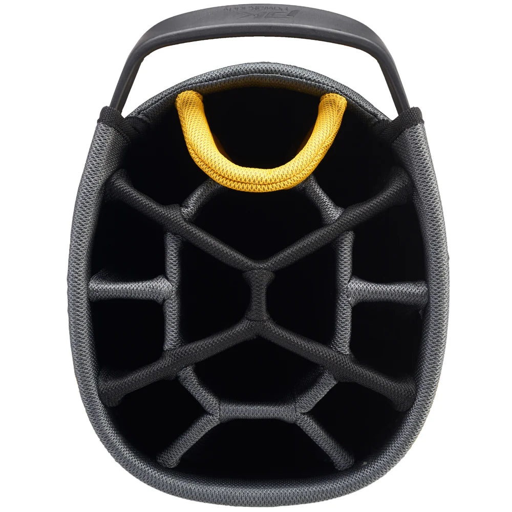 PowaKaddy Dri TECH Waterproof Cart Bag - Black / Yellow