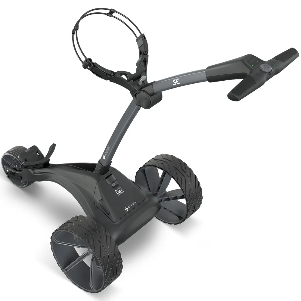 Motocaddy SE Electric Trolley - Black / Gunmetal - 2026