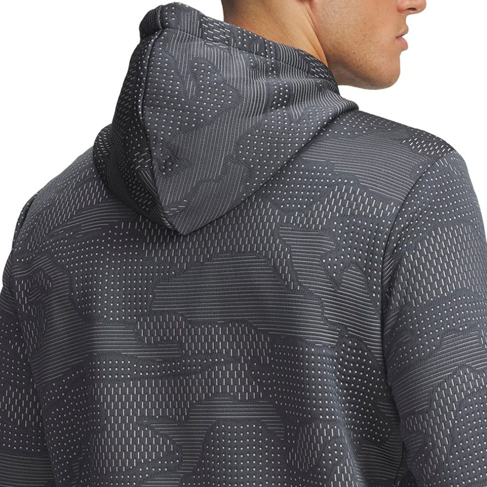 UA Drive Midlayer Jacquard Hoodie - Castlerock / Steel
