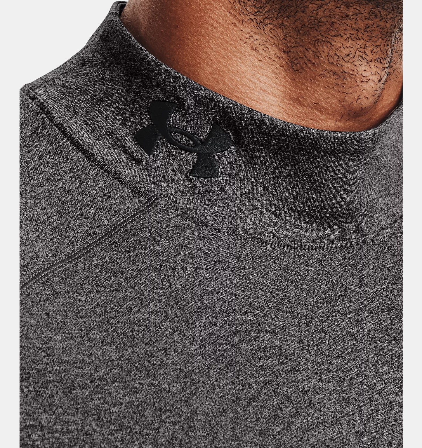 UA CG Armour Fitted Mock Grey