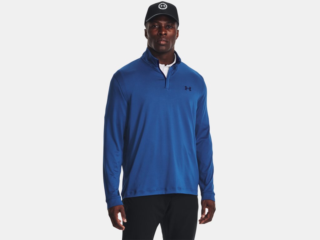 Playoff 1/4 Zip Blue Mirage