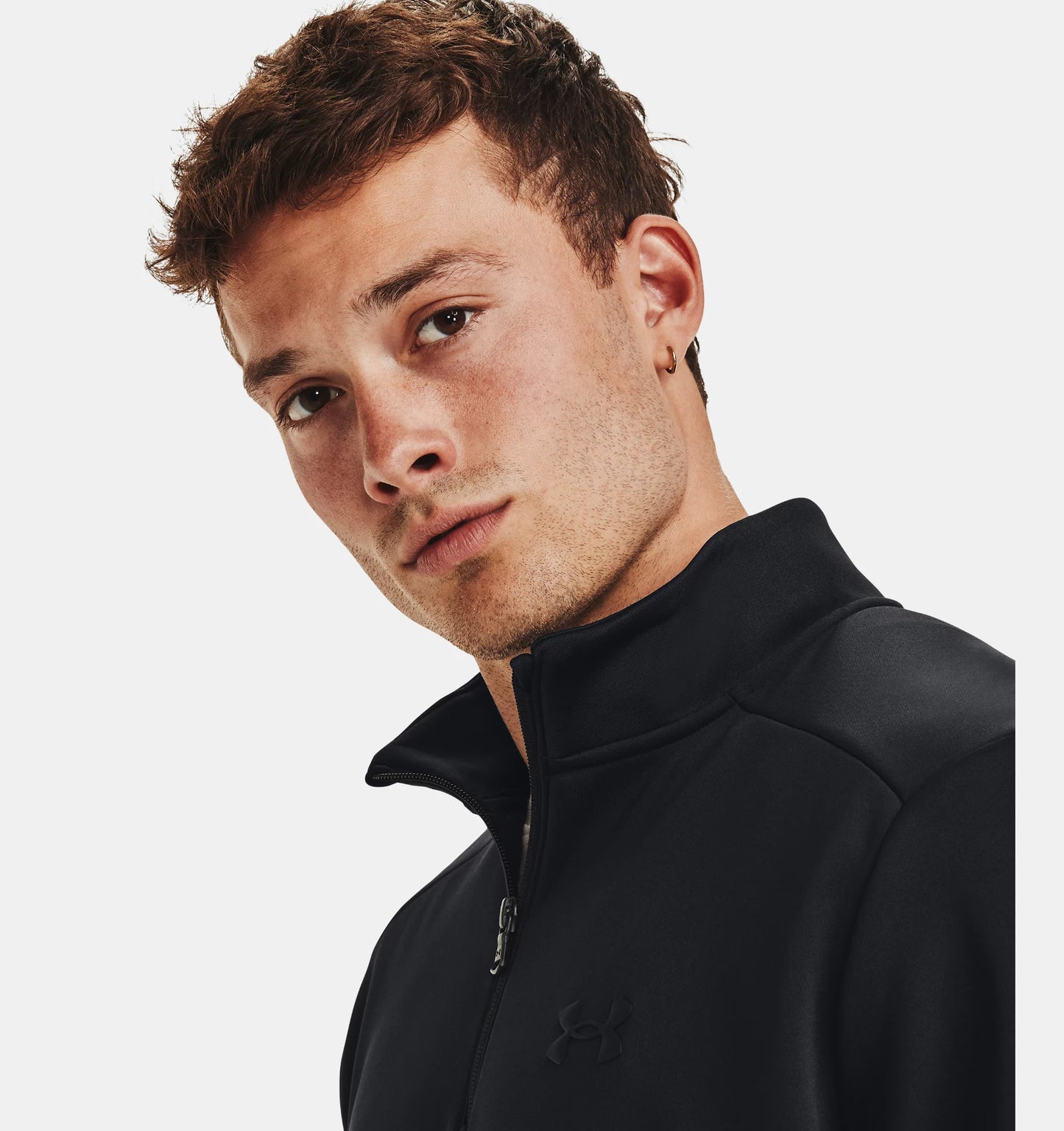 UA Armour Fleece 1/4 Zip Black