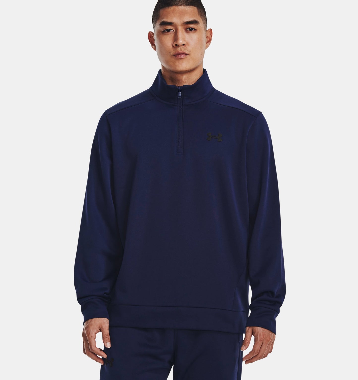 UA Armour Fleece 1/4 Zip Academy Navy