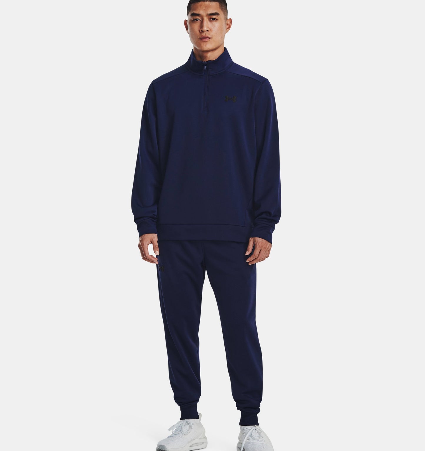 UA Armour Fleece 1/4 Zip Academy Navy