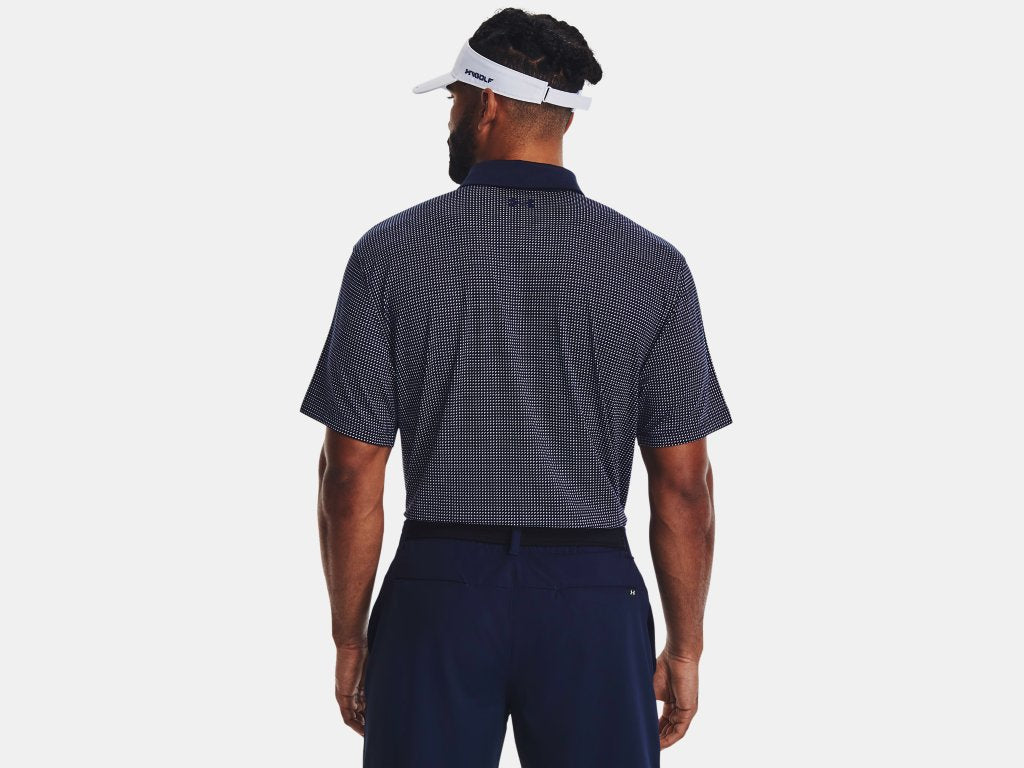 T2G Printed Polo Midnight Navy