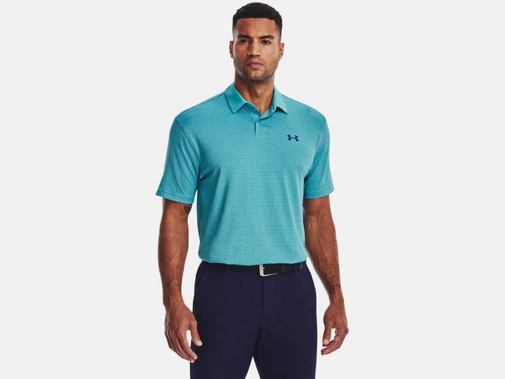 T2G Printed Polo Blue/Blue Mirage