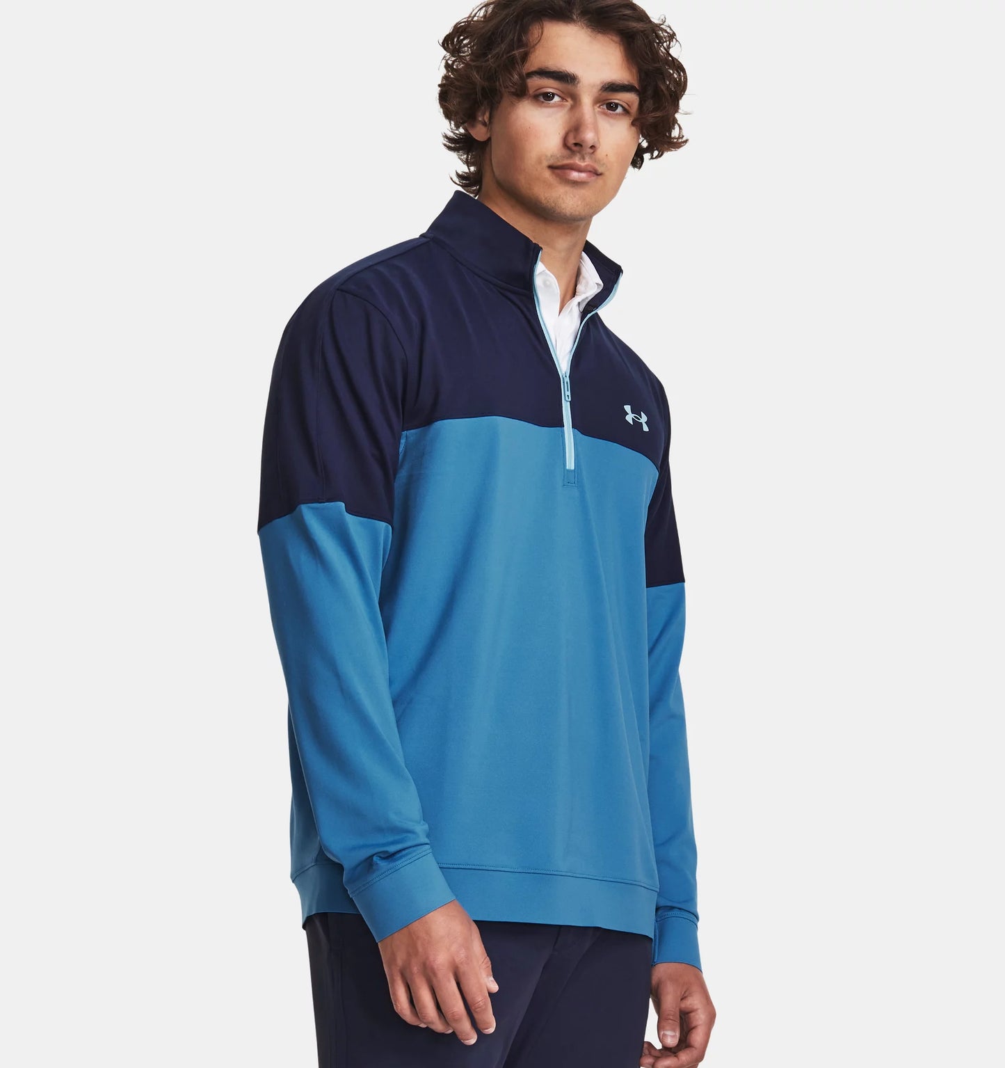 UA Storm Midlayer HZ Cosmic Blue/Midnight Navy