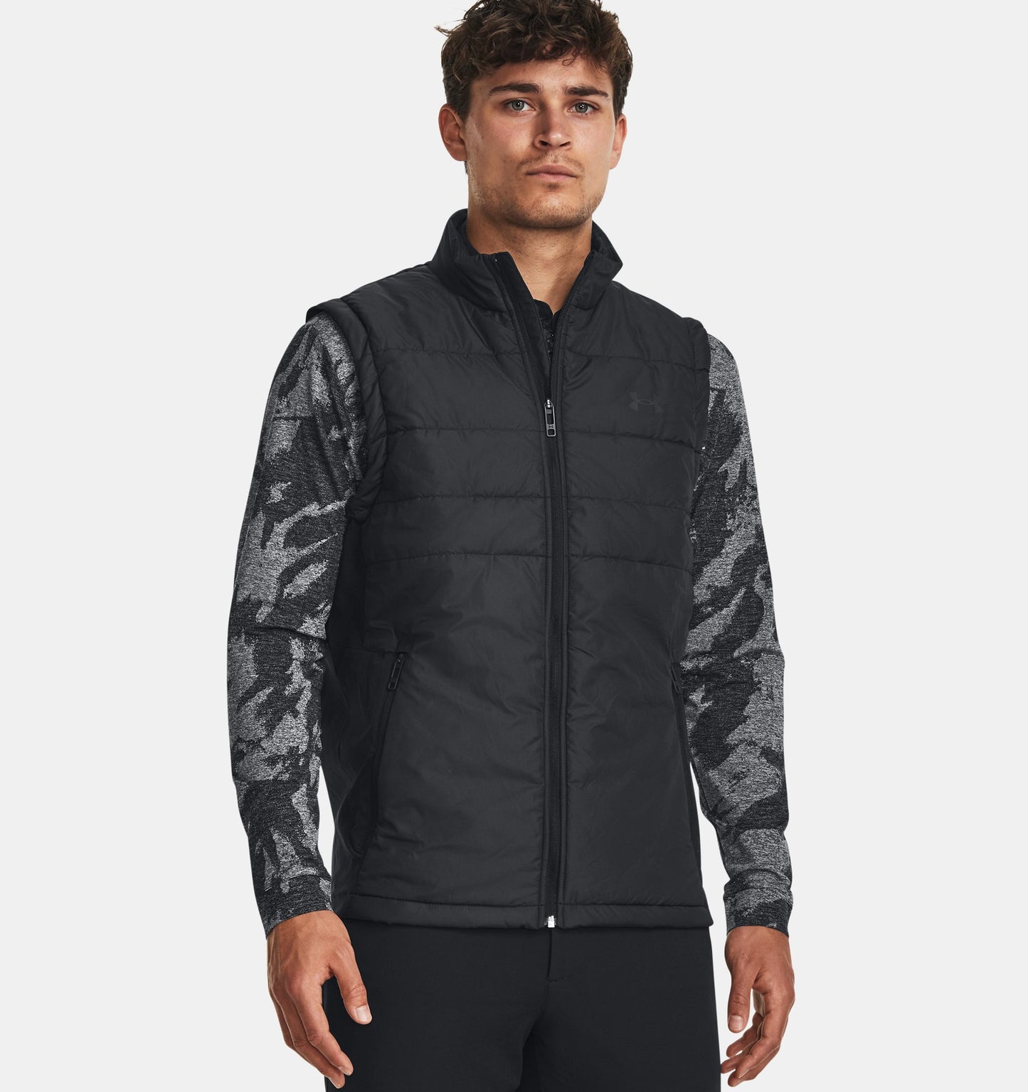 UA Storm Session Golf Vest Black