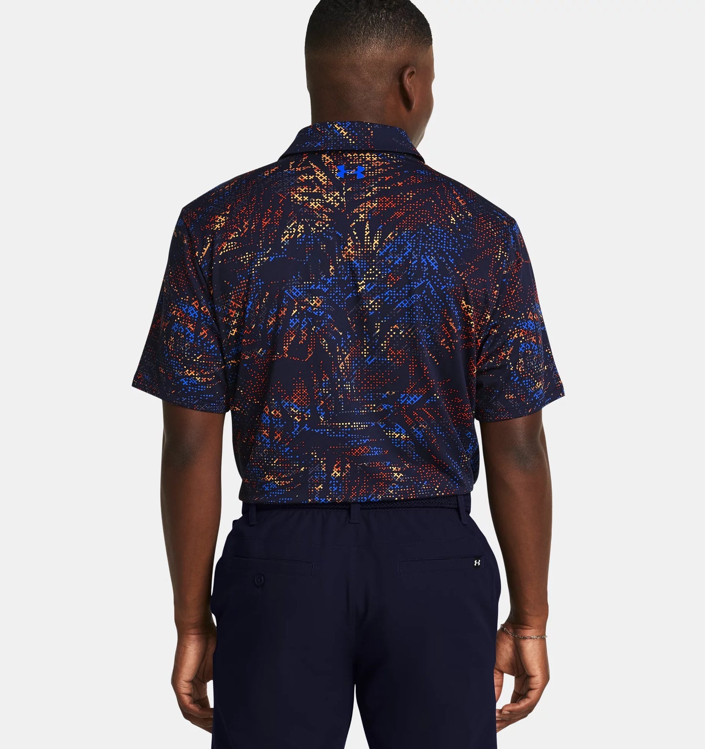 UA Playoff 3.0 Printed Polo Midnight Navy/Phoenix