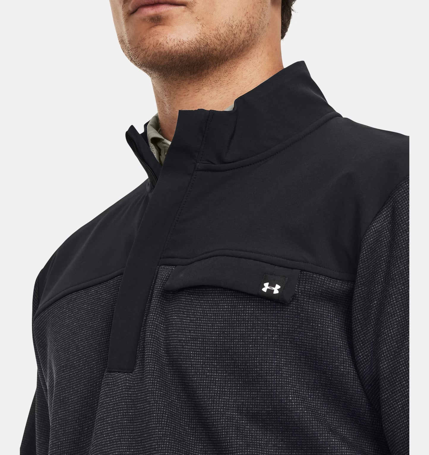 UA Storm Sweaterfleece HZ Black