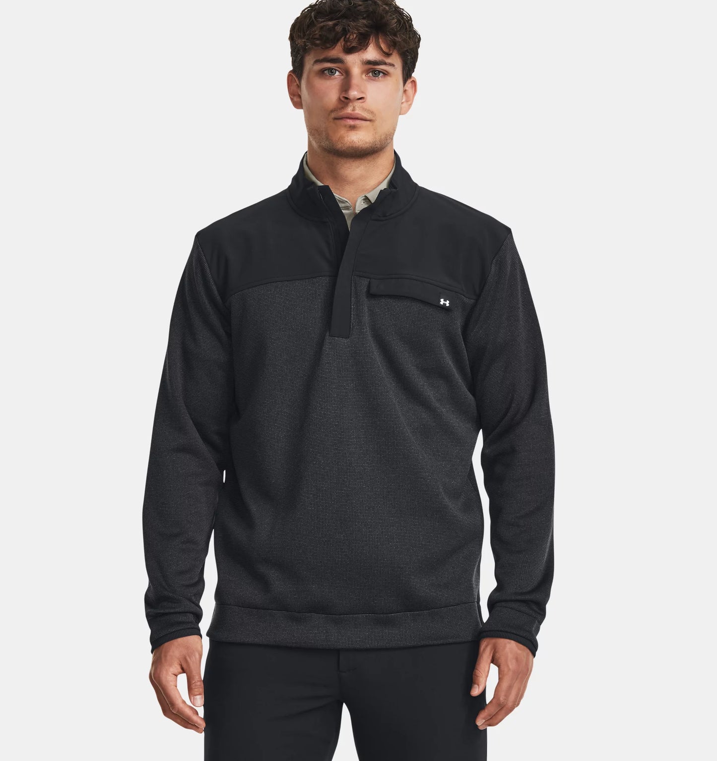UA Storm Sweaterfleece HZ Black