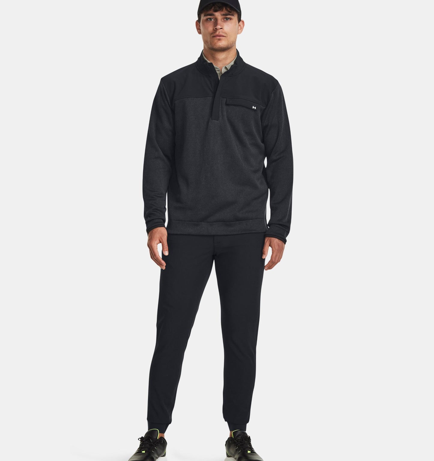 UA Storm Sweaterfleece HZ Black