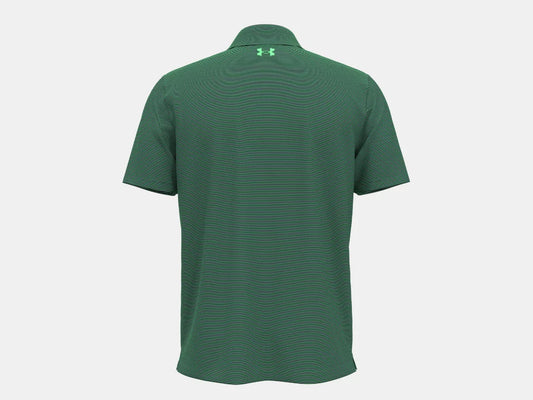 UA Playoff 3.0 Stripe Polo Green/Midnight