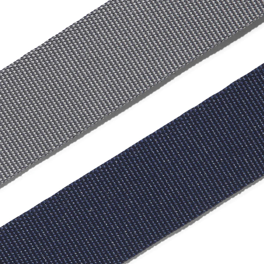 REVERSE WEB BELT - Collegiate Navy/Grey Four