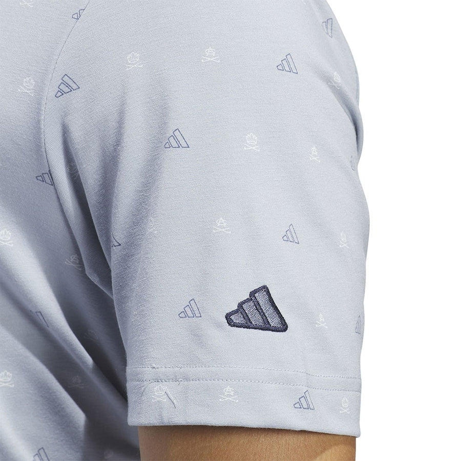 GO-TO PRINT 2 POLO SHIRT - Light grey