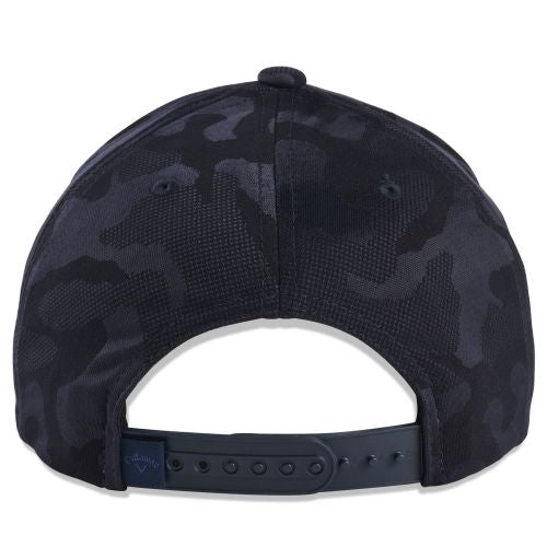 Camo Snapback Adjustable Cap Dark Navy