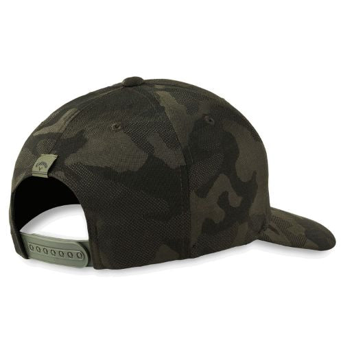 Camo Snapback Adjustable Cap Green