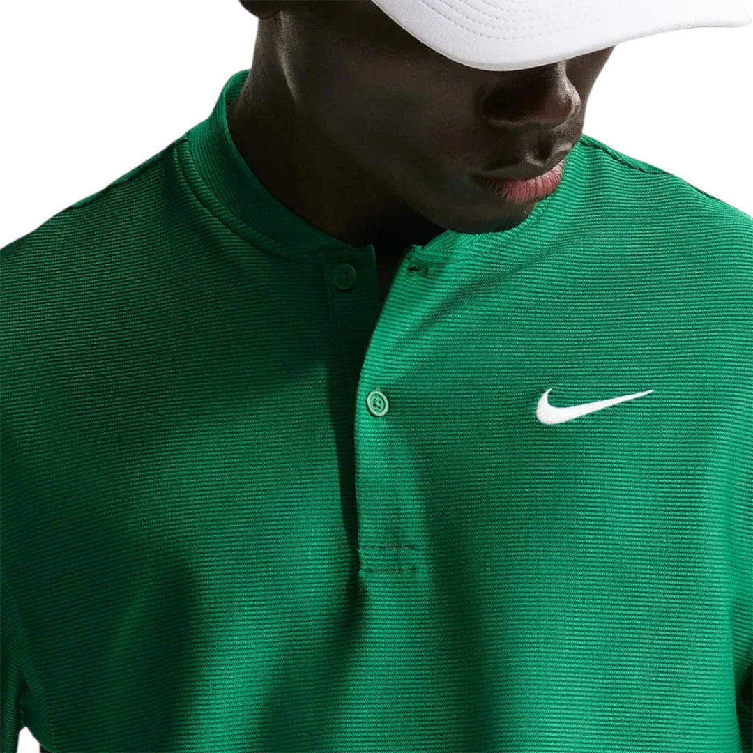 Nike Blade Golf Polo Shirt - Malachite/White