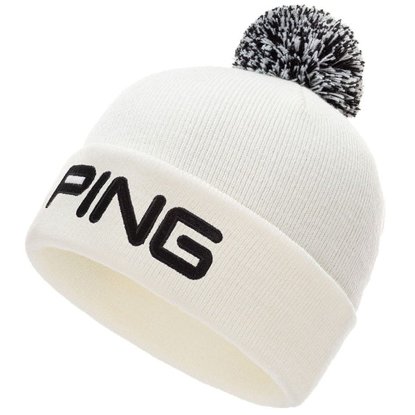 Ping Classic Bobble Beanie - White