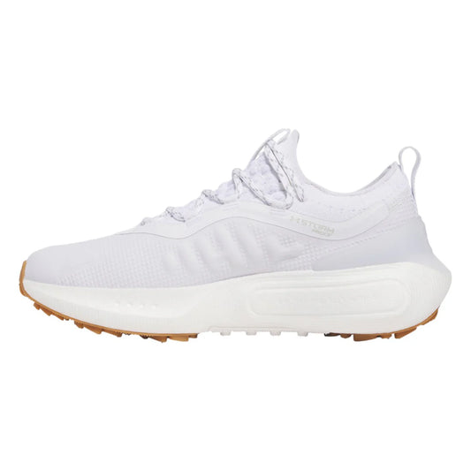 UA Phantom Fore Waterproof Spikeless Golf Shoes - White