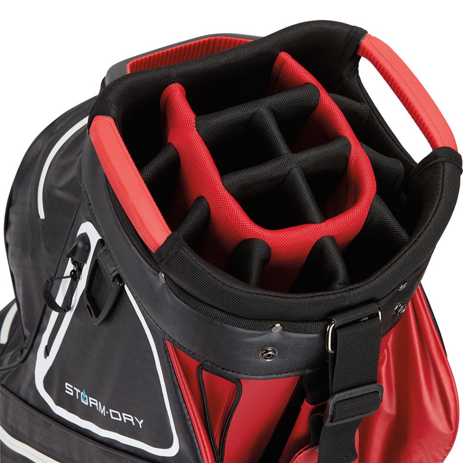 Storm-Dry Waterproof Cart Bag Red Black