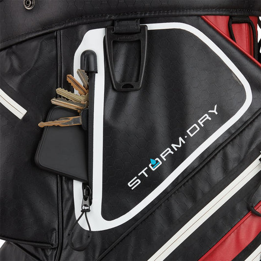 Storm-Dry Waterproof Cart Bag Red Black