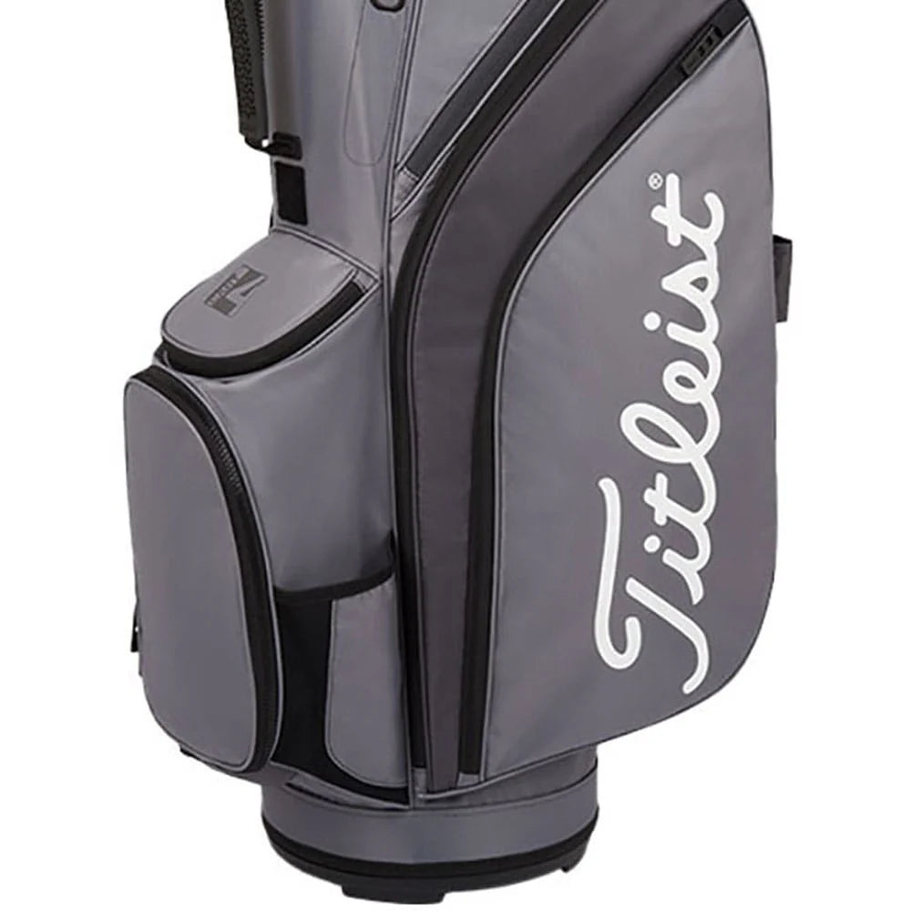 Titleist Cart 14 Lightweight Cart Bag - Charcoal / Graphite / Black