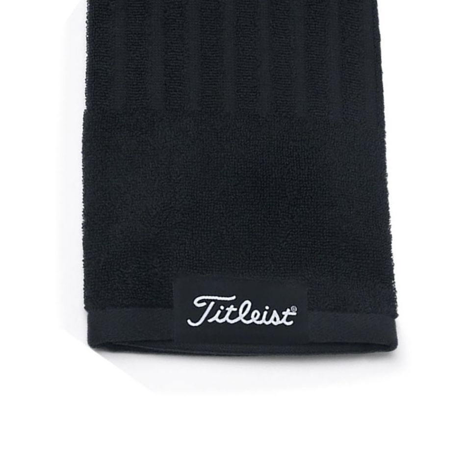 Trifold Cart Towel Black