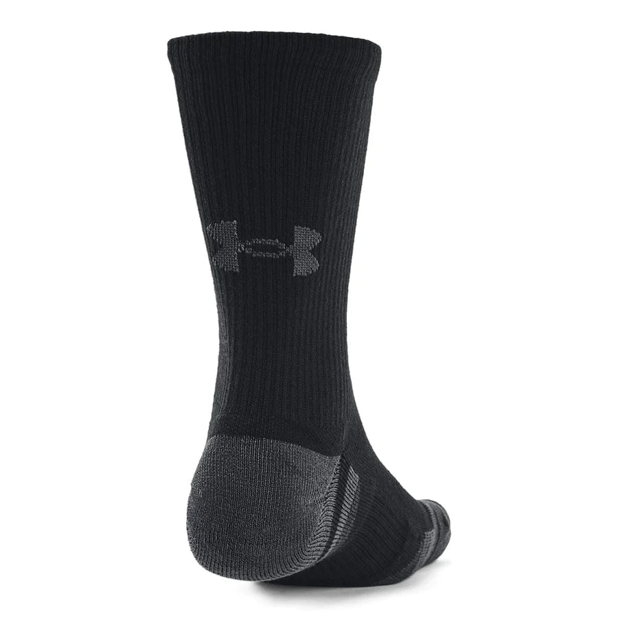 Performance Tech 3pk Crew Socks - Black