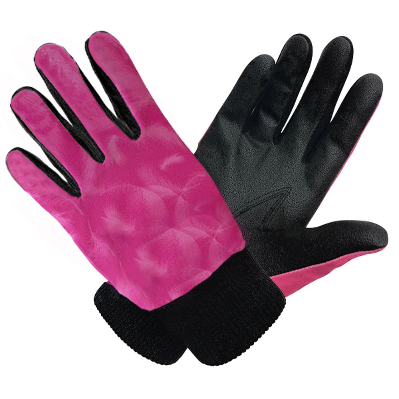 Polar Stretch Winter Glove Pink Feather