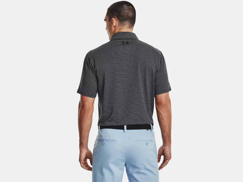 UA T2G Printed Polo Black
