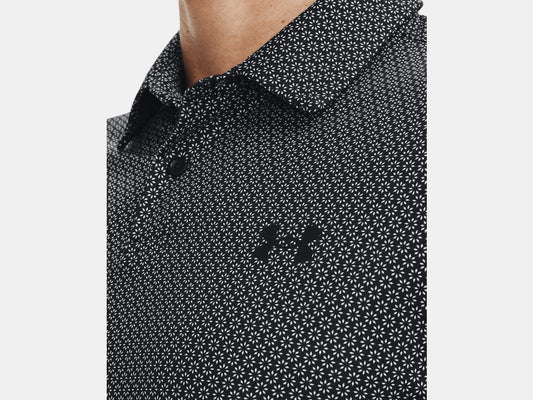 UA T2G Printed Polo Black
