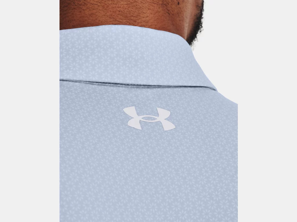 UA T2G Printed Polo 1370111 Oxford Blue
