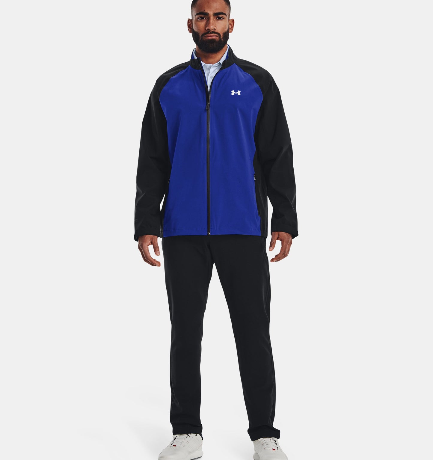 UA Portrush 2.0 Rain Jacket Blue/Black