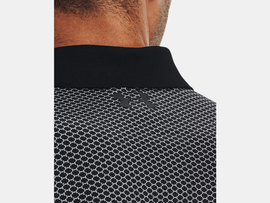 UA Perf 3.0 Printed Polo Black/White
