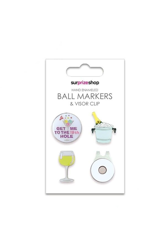 Boozy Ball Marker & Visor Clip Set