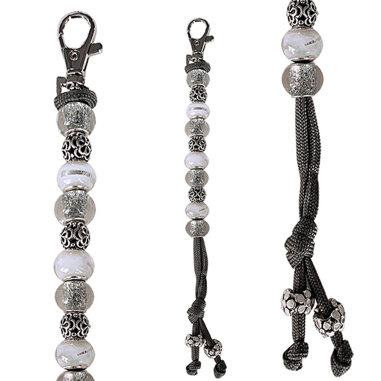 Beaded Score Counter - Silver Crystal