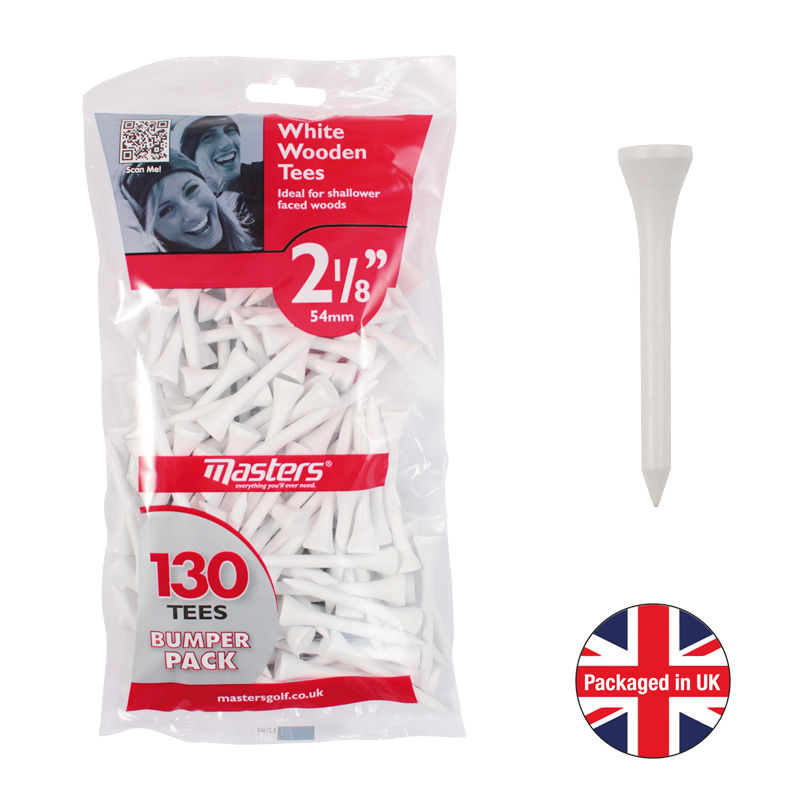 Wood Tees 2 1/8 Bumpa Bag White Bag 130